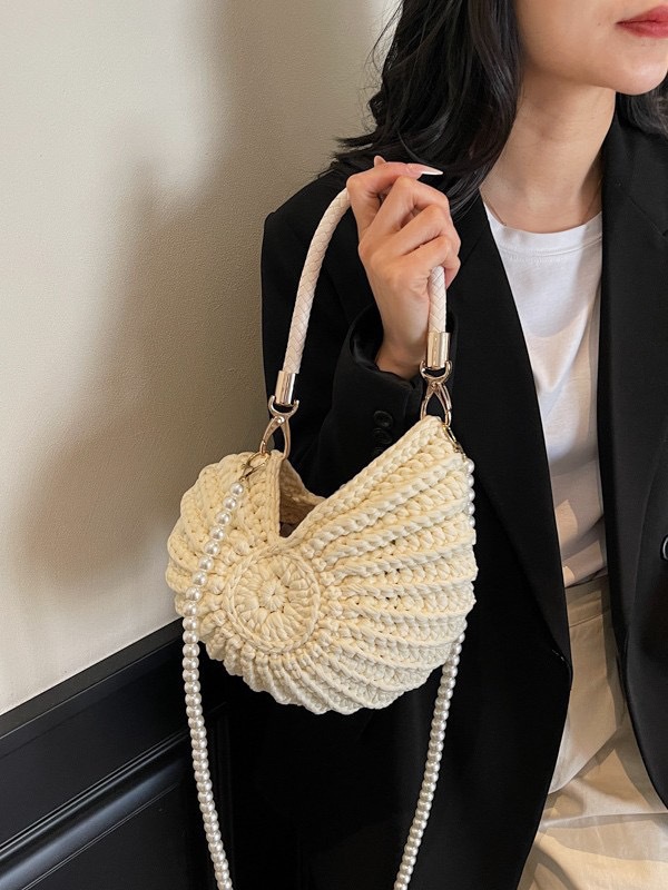 Handgewebte Crossbody-Tasche