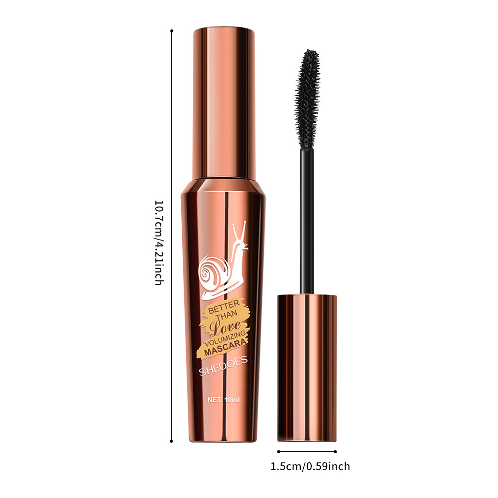 SHEDOES Hover Snail Cross-Border Mascara Dense Curly Long Lasting Styling Alarge and Engrossed Eyelashes Waterproof