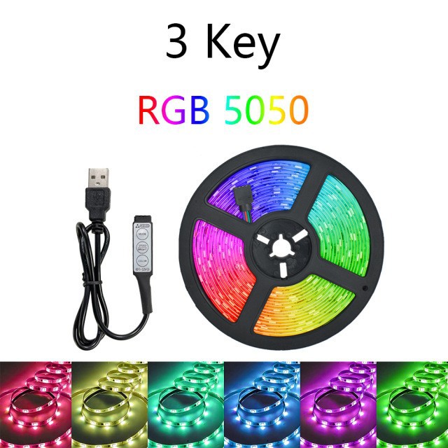 Suministro directo de fábrica explosión 5050 2835LED luz Bluetooth con USB 44 clave 24 clave TV luz de fondo con traje image 11