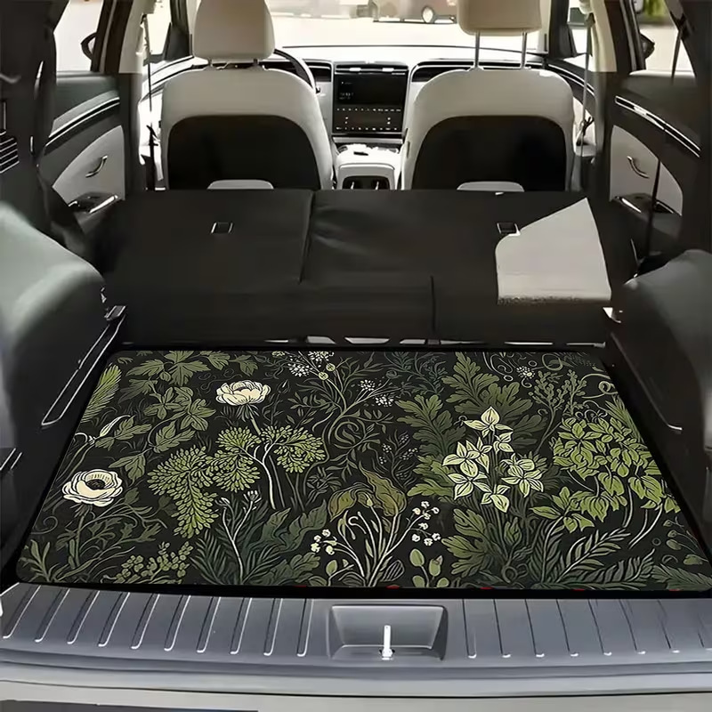 Crystal velvet car trunk mat, wear-resistant, cross-border Amazon dust-proof mat, water-absorbent, dirt-resistant, easy to maintain, wholesale