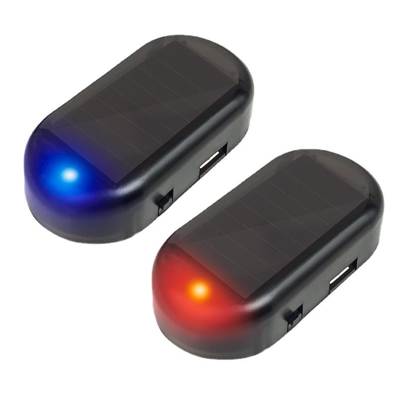 Luz de advertencia de alarma solar del coche/luz de flash solar luz LED/luz de advertencia antirrobo luz LED transfronteriza