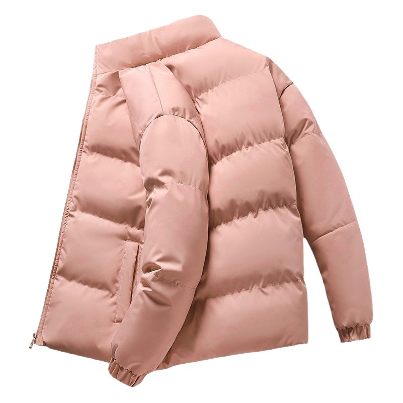 Chaqueta acolchada de algodón para hombre transfronteriza de otoño e invierno chaqueta acolchada de algodón casual chaqueta acolchada de algodón para hombre chaqueta acolchada de algodón abrigo de pan abrigo de cuello alto logotipo imprimible