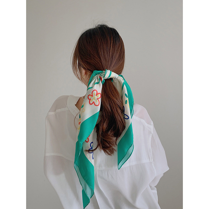 The romance of spring Original multi-purpose Silk French…