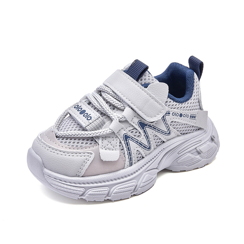 2026 primavera nuevo zapato deportivo infantil doble red transpirable correr ligero versátil zapatos casuales cómodos zapatos para niños y niñas