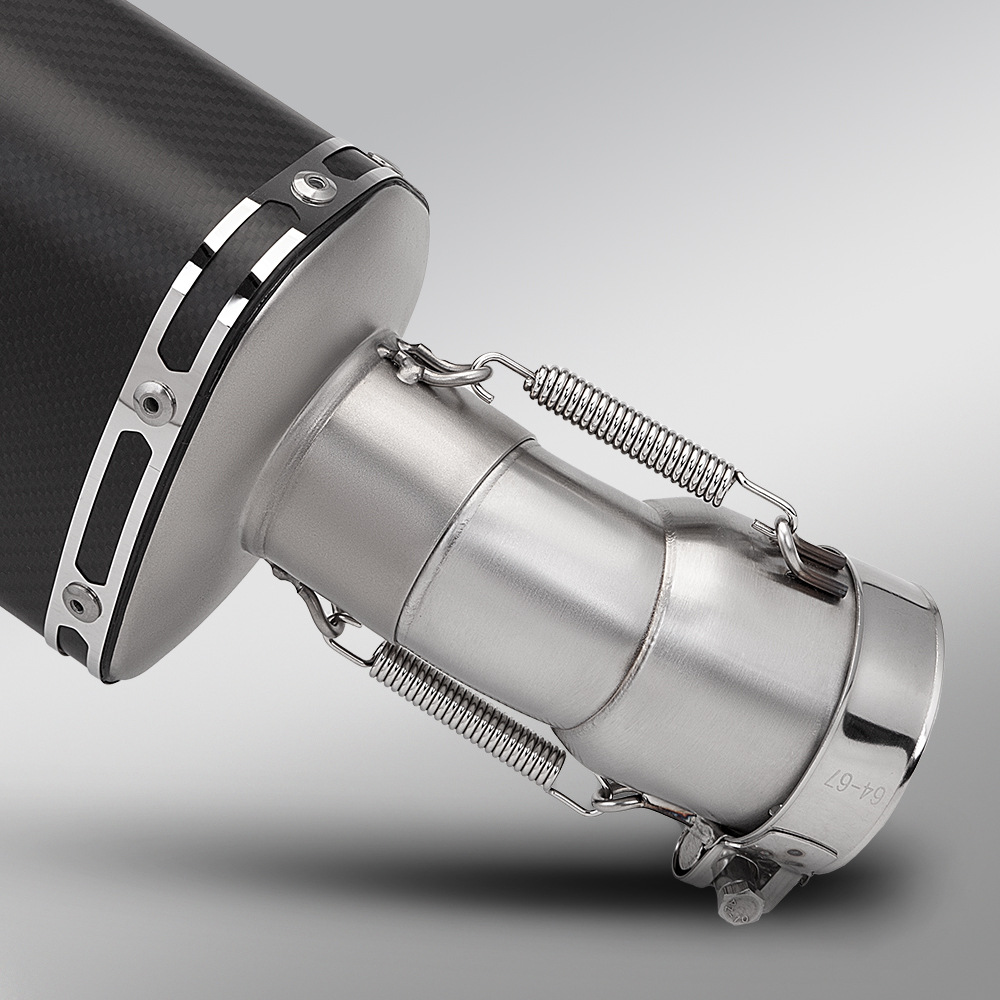 Motorcycle Exhaust Pipe Modification Zxjc Zhang Xue 500F Stainless Steel Mid-Section and Tail-Section Silencer Non-Destructive Installation