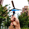 Street helicopter with cord, fairy airplane, toy, family style, dragonfly