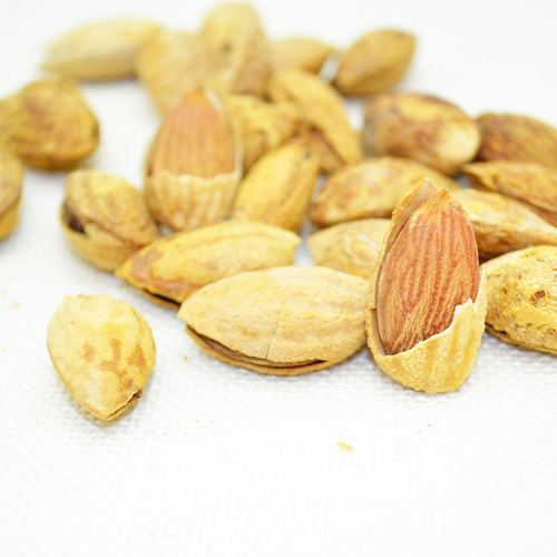 Xuki Thin-skinned Almond Milk Fragrance New Almond Almond Daily Nuts 500g Bag Snacks Dried Fruit Roasted Seeds