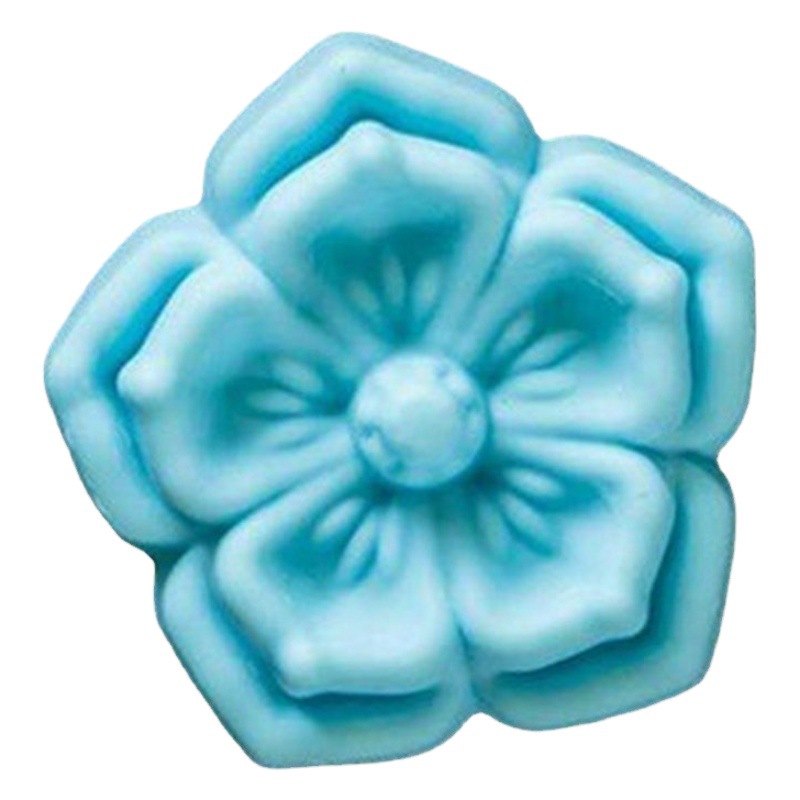 5cm New Flower Silicone Mould New flowers Cake Jelly Pudding Candle Dropping Gum Soap Mafen Cup