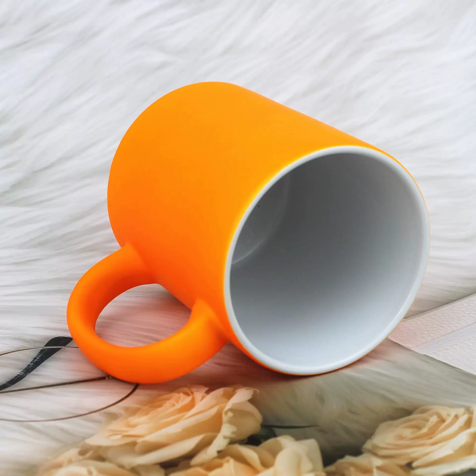 Ceramic Mug 创意ins风瓷质马克杯 带盖勺办公家用高颜值水杯通用