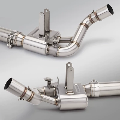 System Modification Zhang Xue Motorcycle: Motorcycle exhaust pipe