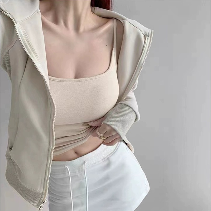 Finna Fu primavera y verano puro deseo de mejorar el cuerpo expandiendo el chaleco de pecho pequeño cinturón desmontable cojín de pecho para usar dentro