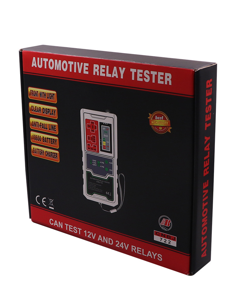 Car 12V24V four-leg five-leg relay detector car relay tester