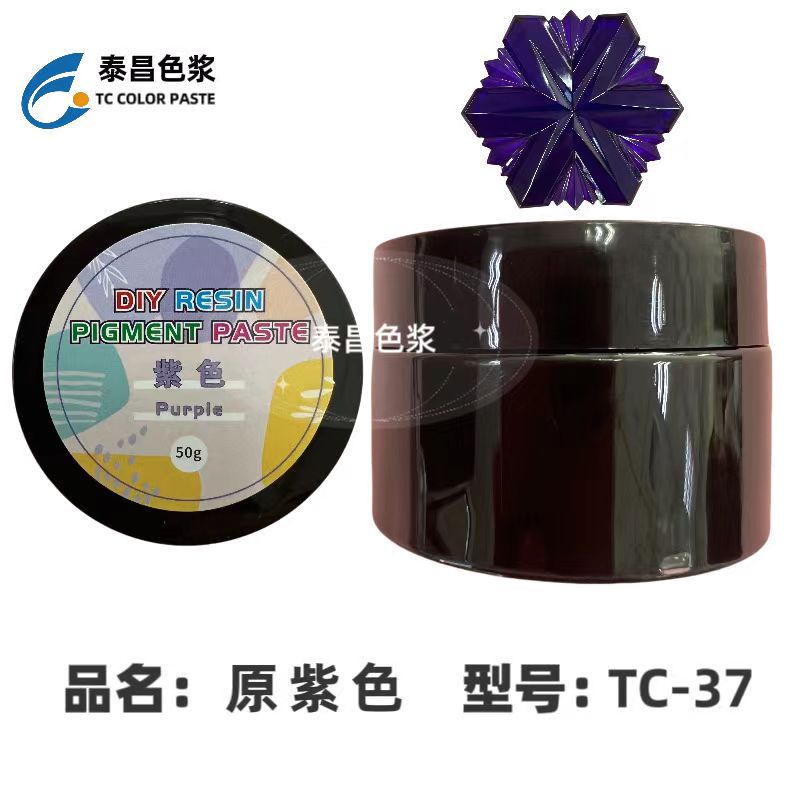 TC-37 글루 컬러 페이스트 오리지널 퍼플, 오픈 병 50g