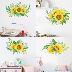 廠家直銷跨境新款多款向日葵牆貼畫客廳臥室走廊裝飾牆壁畫KSY208