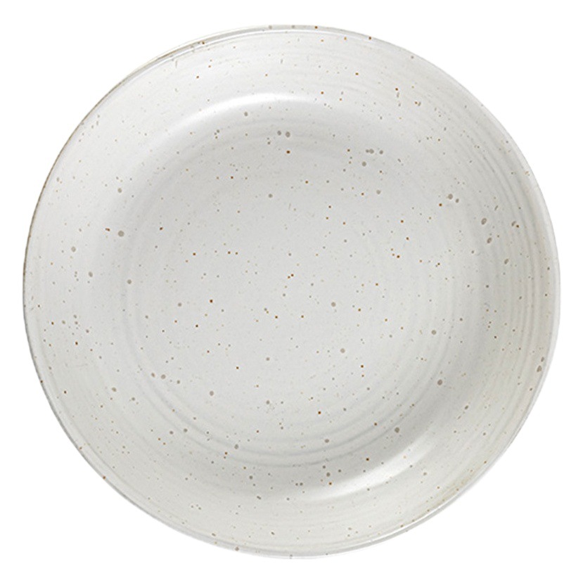 Sencillo y avanzado plato profundo, ensaladera de cerámica para el hogar, plato práctico, plato de comedor retro para restaurante, plato de comedor duradero