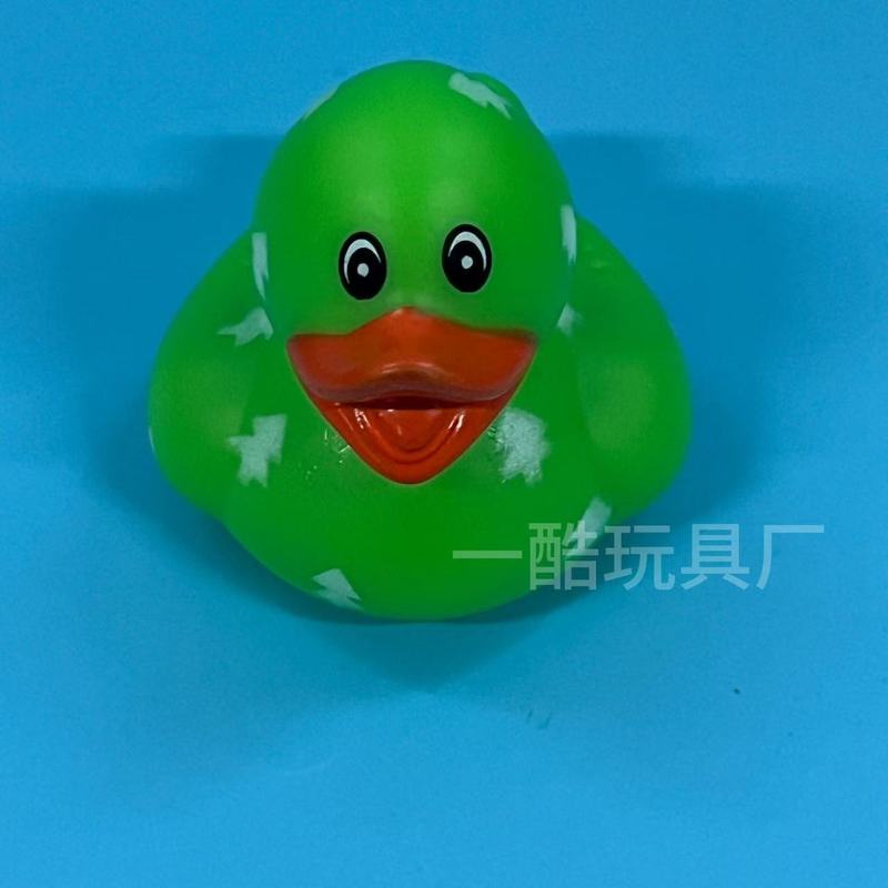 亚马逊搪胶圣诞鸭子吱吱叫造型鸭节日鸭浮水洗澡玩具鸭派对装饰摆|undefined