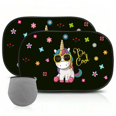 Sun shade: Light-Blocking Curtain, Suction Cup, Uv - 11unicorn