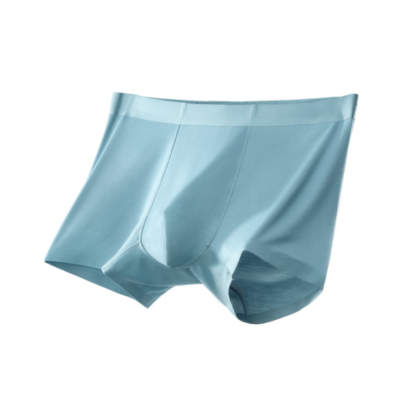 Pantalones interiores de algodón para hombres, cintura media sin marcas, pantalones transpirables, algodón 7a, entrepierna antibacteriana, pantalones absorbentes al por mayor.