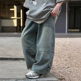 童裤;童套装;儿童牛仔裤