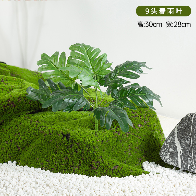 Simulación de plantación y paisajismo verde, materiales de distribución pequeños de todo uso, materiales auxiliares, arreglos florales, helechos, césped falso, decoración de plantas pequeñas, decoración de paisaje image 8