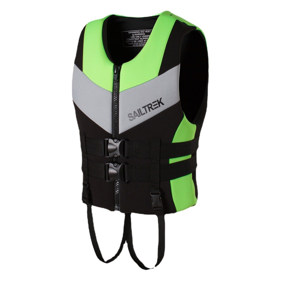 Chaleco salvavidas niños adultos engrosada natación al aire libre chaleco flotabilidad traje de baño flotante buceo pesca