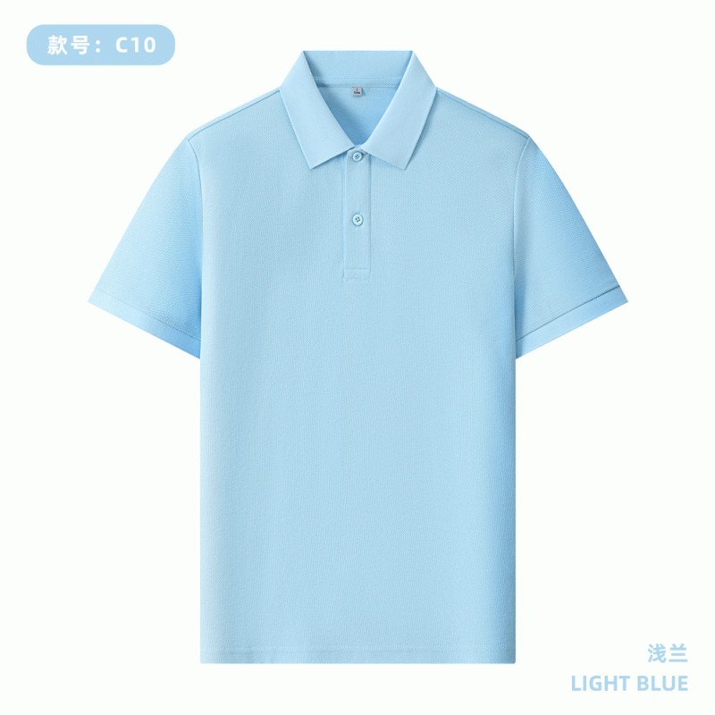 220g 40pcs 100% seda larga camisa de algodón polo personalizada logotipo publicidad camisa cultural impresión de ropa de trabajo