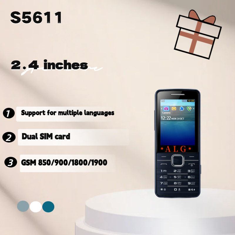 Cross-Border Foreign Trade S5611 S5610Gsm2G Non-Smartphone Dual Sim Single Sim Elderly Phone Cross-Border Foreign Trade S5611 S5610Gsm2G Non-Smartphone Dual Sim Single Sim Elderly Phone