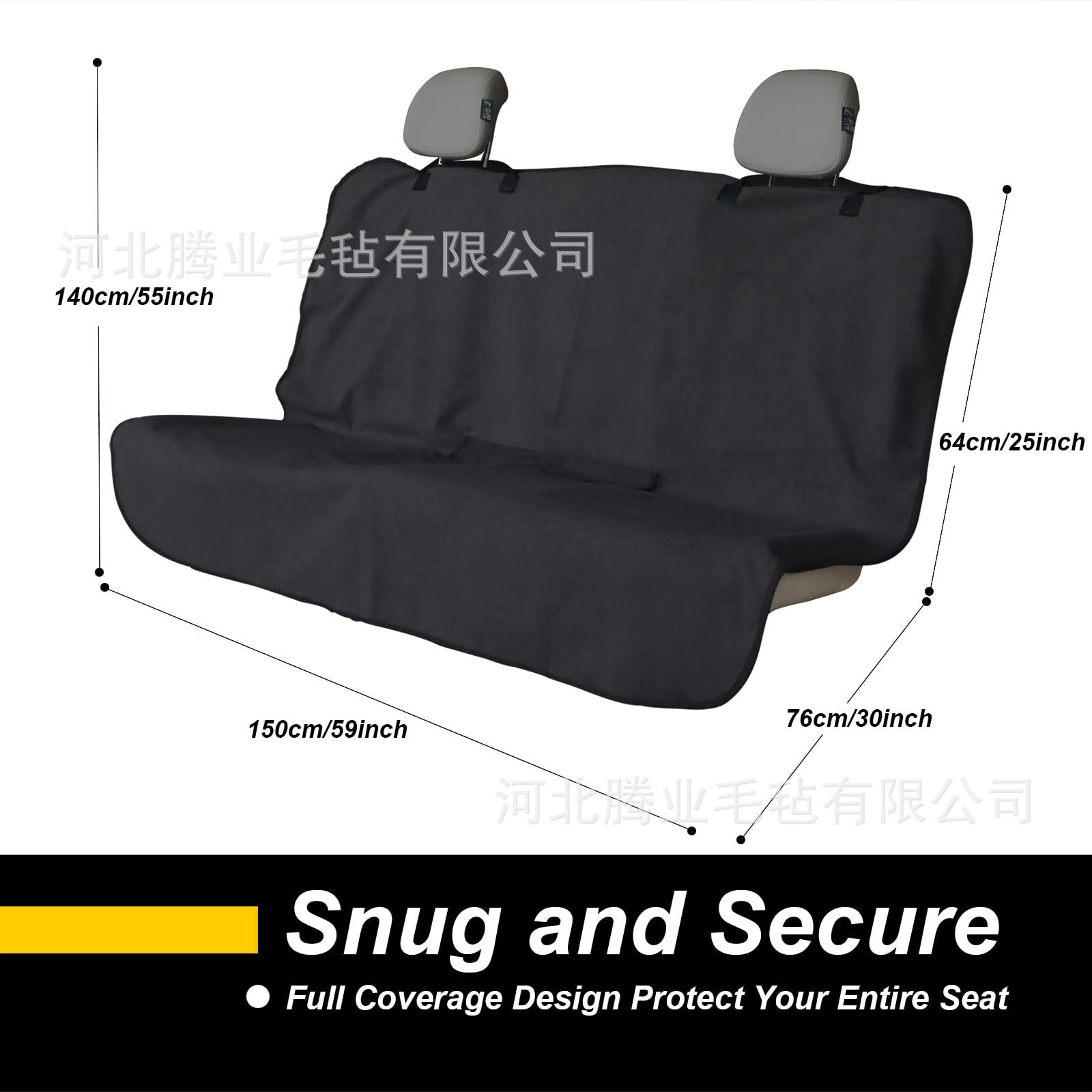 Neutral Car Seat Cover, Export Waterproof Anti-Slip Yoga Mountaineering Seat Cushion, Sweat-Absorbent Towel Cushion