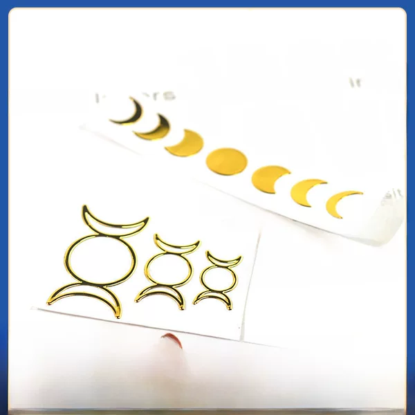 Copper Sticker Collection DIY Glue Mold Jewelry Accessories Nickel Copper Electroplating Mobile Phone Case Gold Pendant Metal Copper Label