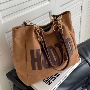 College Students Class Shoulder Nylon Bag Large Bag Women's Large Capacity 2024 New High Texture Commuter Tote Bag