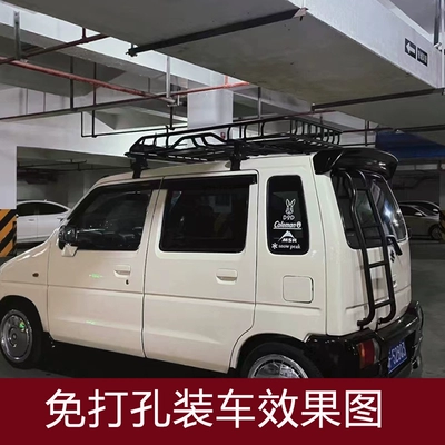 Roof rack, car roof rack, luggage - 12m-long-frame-no-drill-tiger-claw-crossbar-with-mesh-net-rain-tarp-and-tie-down-ropes-no-need-to-drill-holes