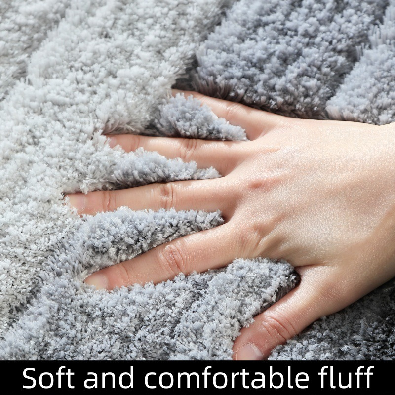 Transfronterizo Chenille puerta absorción pie pie estera de puerta estera de piso para mascotas gruesa encriptada estera de piso de baño de color gradiente