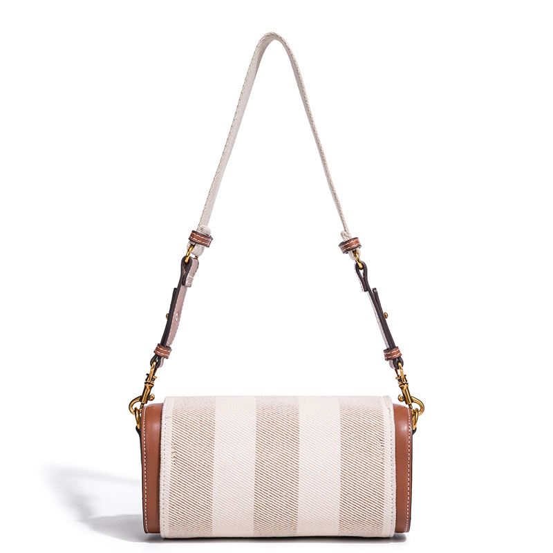 ZARA Style 2026 New Plaid Baguette Bag Women's Shoulder Crossbody Bag Versatile Commuter Handbag Pillow Bag - Thumbnail 4