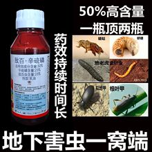 大弓50%敌百辛硫磷地下害虫杀虫剂地老虎蝼蛄农药蛴螬地蛆500克