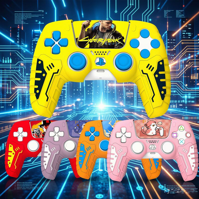 Suitable for Ps5 Game Controller Protective Cover, Anti-Slip Shell, Chargeable Silicone Cover, Ps5 Game Controller Silicone Cover