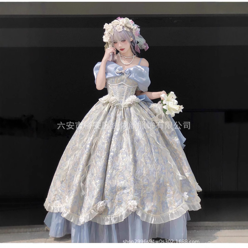 2025 Princess Dress Lolita Evening Dress Girl High-end Fairy Temperament Socialite Student Day Adult Ceremony Party Daily