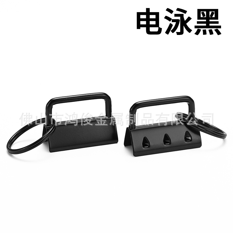 Fábrica al por mayor hardware equipaje cola clip 32mm cinta de hierro clip hebilla cola clip de metal