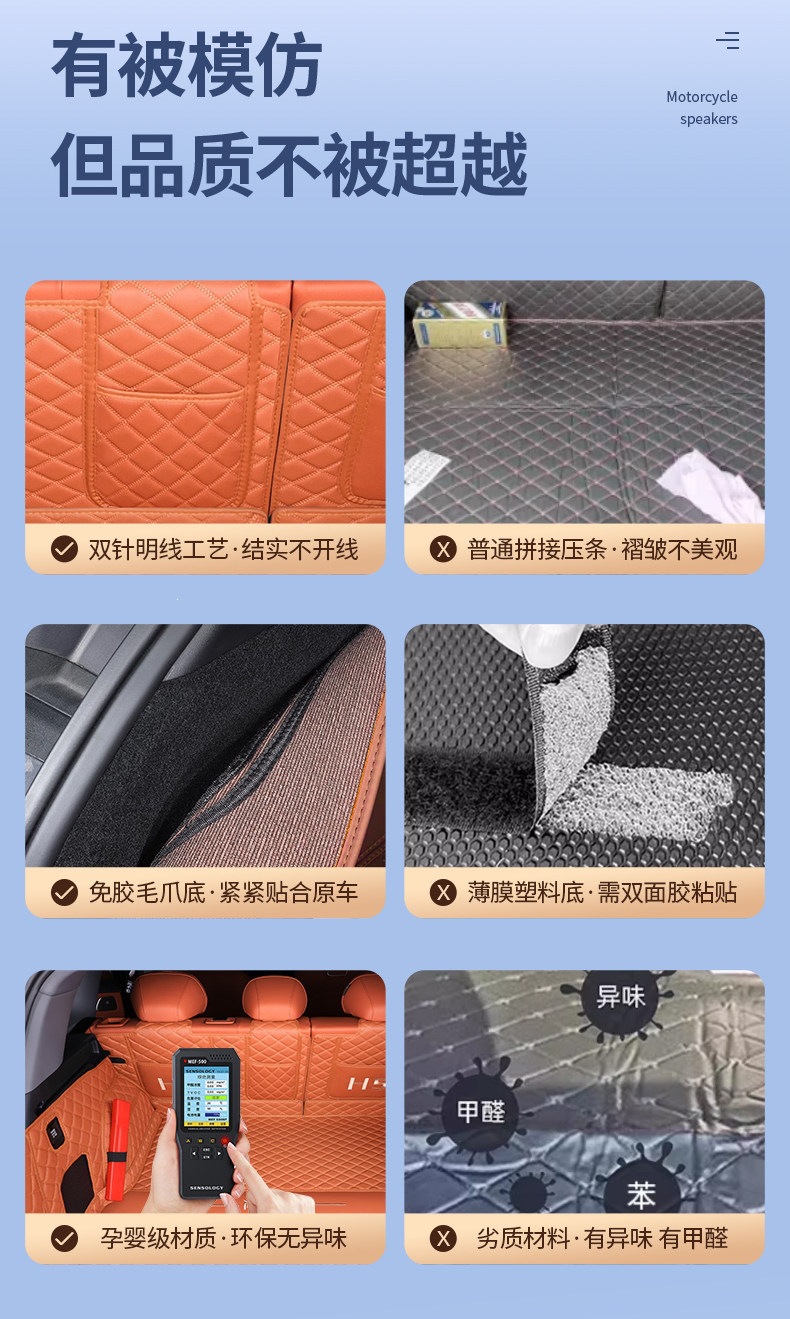 Suitable for 25-26 models of Shangjie H5, full-coverage trunk mat, thickened, waterproof, and wear-resistant