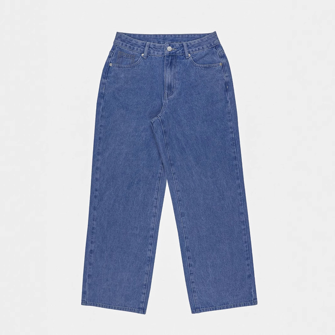​​Women's High Waist Loose Fit Jeans With Bow Embroidery - Trendy Casual Denim Pants For Everyday Comfort​​_ecoleips.com