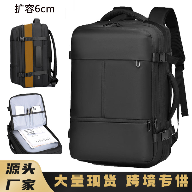 Mochila expandible 180 ° apertura y cierre para viajes de negocios, bolsa para computadora portátil, barra de acoplamiento colgante, bolsa de viaje de negocios al por mayor