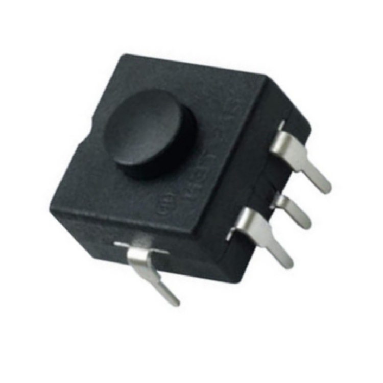 4位按键开关12X12 4档自锁开关四档  4位手电筒按钮开关12*12