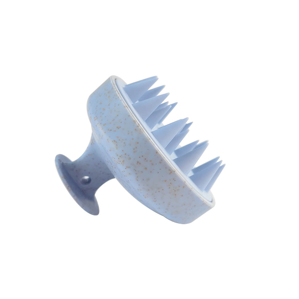 Casual Solid Color Abs Silica Gel Shampoo Brush display picture 1