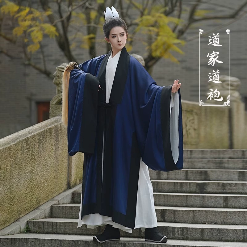 Оригинальный даосский халат Ханфу 2025, новый летний тонкий стиль, халат в стиле Мин, унисекс, большой халат, халат с фениксом, плащ даосиста.