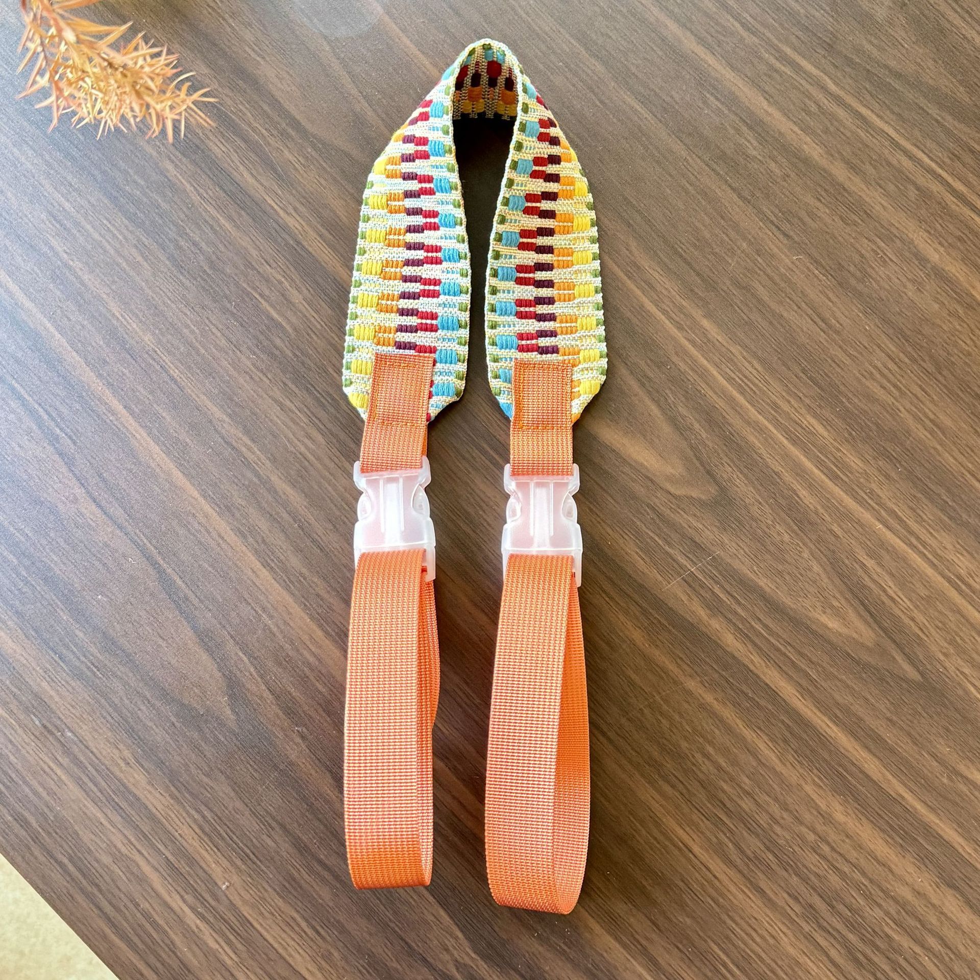 컬러풀한 도트 와이드 숄더 스트랩