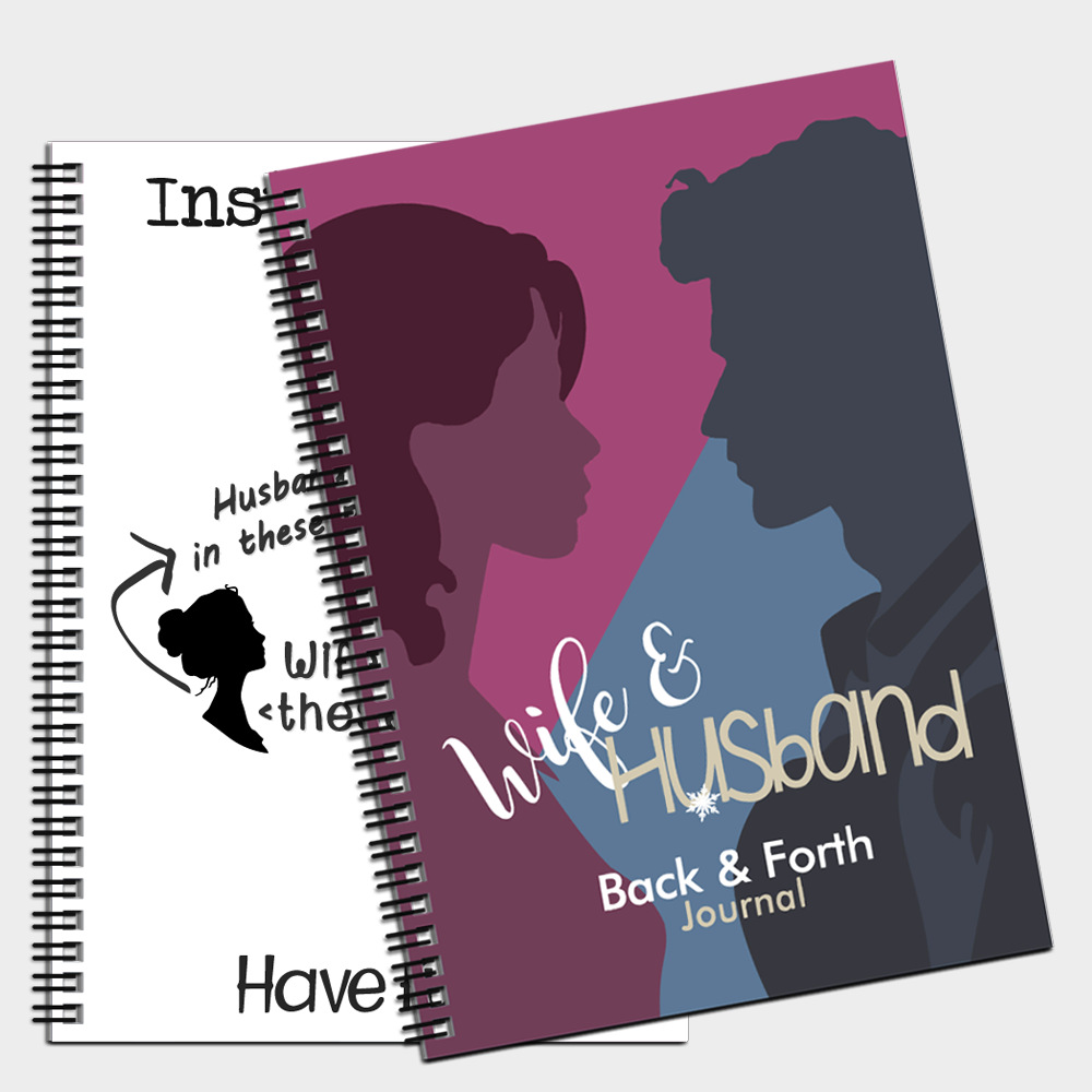 Cross-border new couple love notepad Wife & Husband Back & Forth…