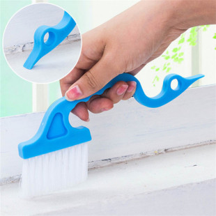 Creative hand-held groove door and window gap brush kitchen and bathroom groove cleaning brush air conditioning Louver brush door and window groove brush