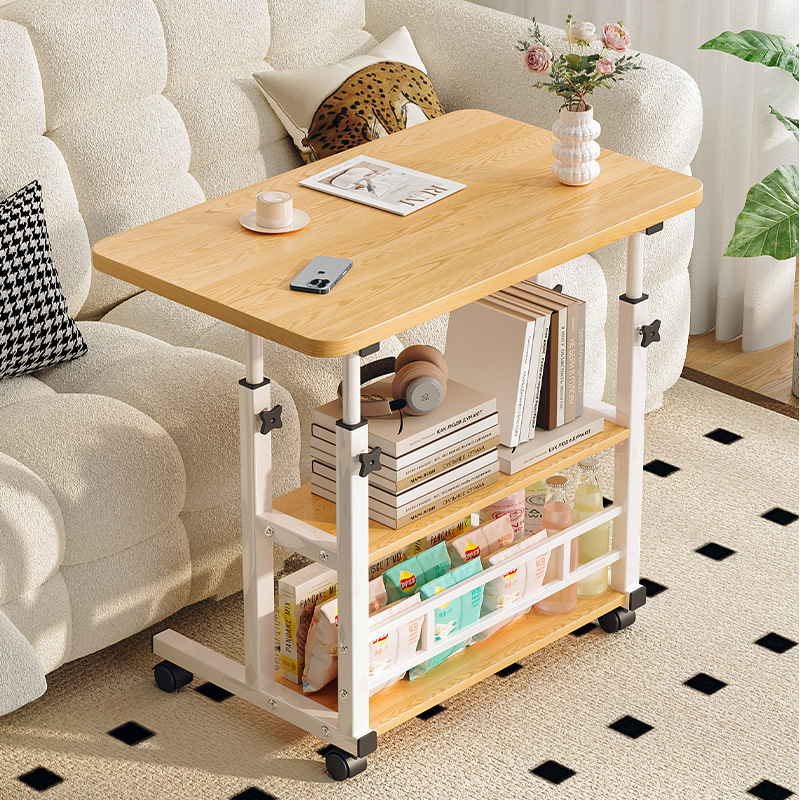 Bedside Table Movable Simple Small Table Bedroom Home Student Desk Simple Lifting Dormitory Lazy Computer Table