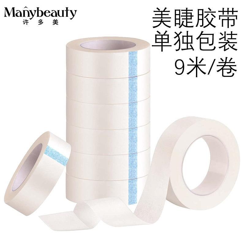 Fábrica al por mayor de pestañas cinta transpirable blanco Injerto de pestañas falsas cinta de pestañas aislamiento auxiliar anti-picazón parche en el ojo