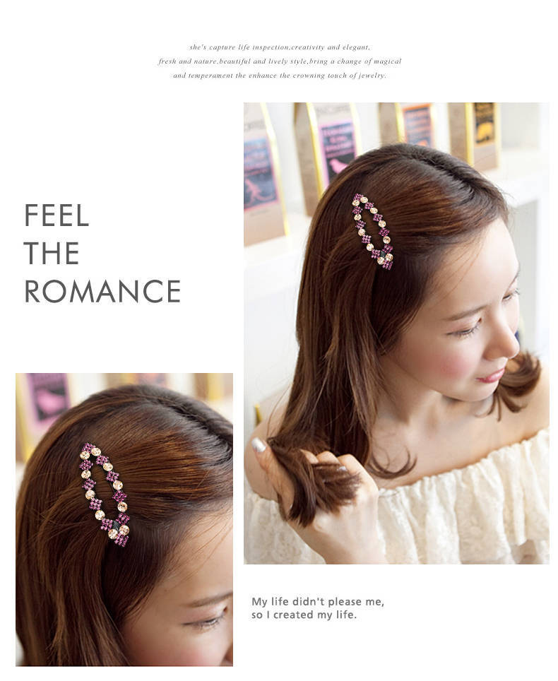 Corea del Sud stile semplice elegante frangia laterale clip diamante incastonato colore diamante BB clip copricapo ragazza forcina forcina rotta all'ingrosso_voghion.com
