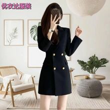 春秋款初春短西装裙套装秋新款外套气质女装韩版通勤西服
